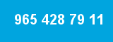 965 428 79 11 965 428 79 11